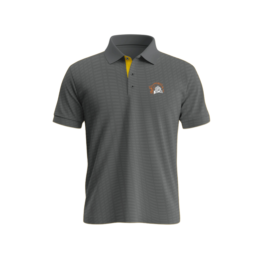 CSK GREY POLO T-SHIRT